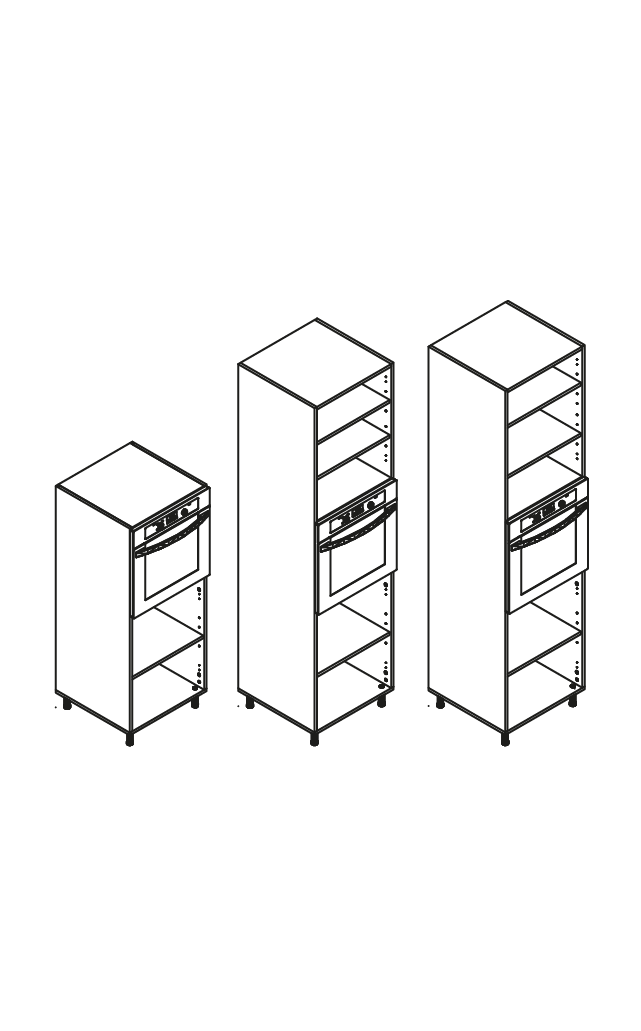 Tall Cabinet with Oven I KLNW