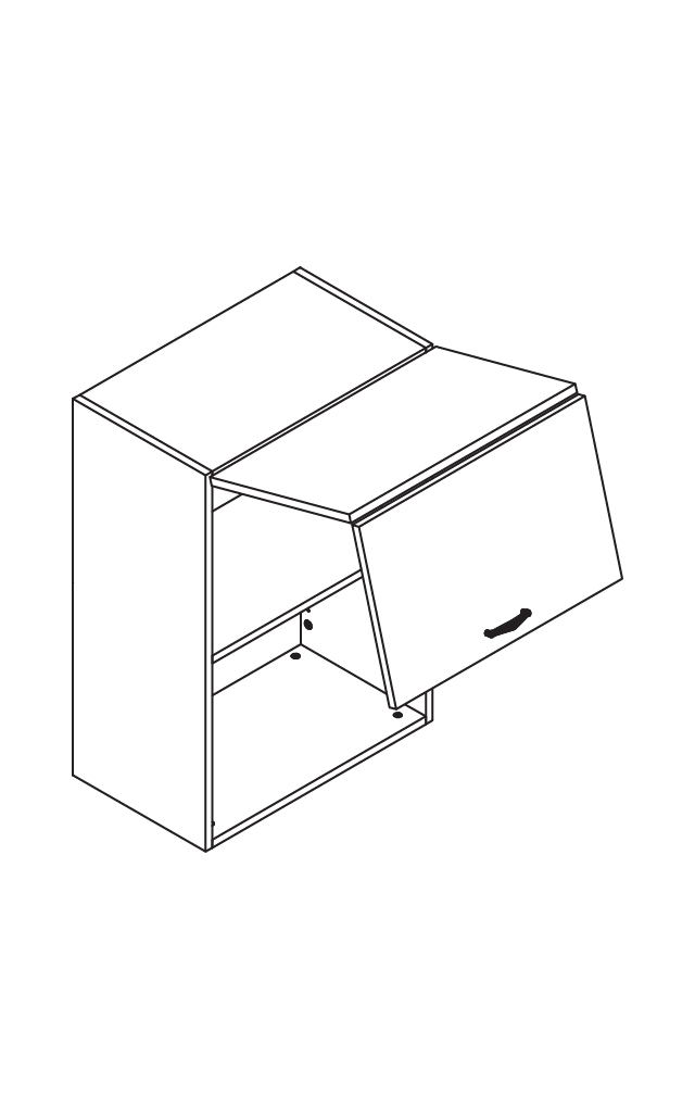 Üst Dolap Kalkar Kapak I KUNH